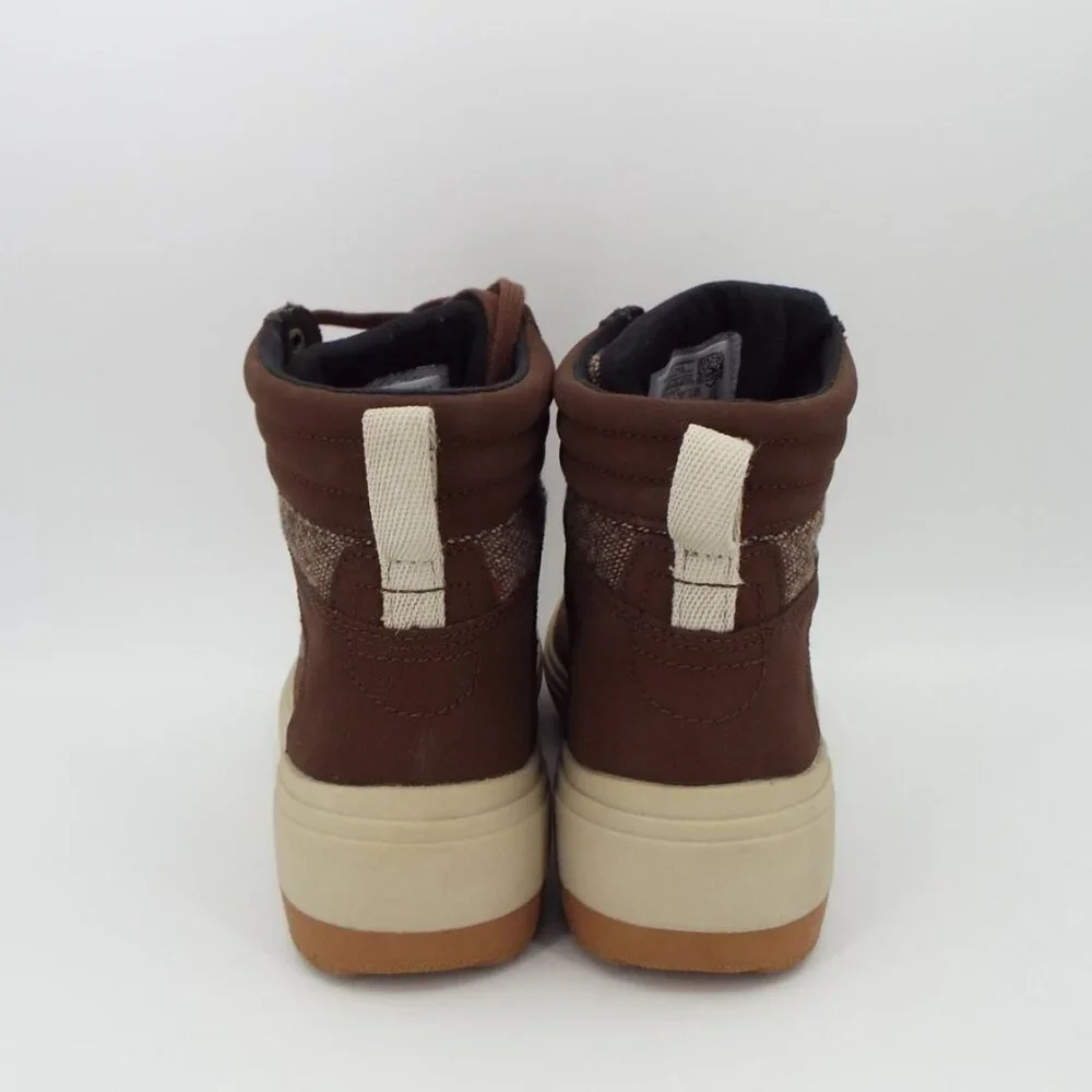 Merrell Holly 2 Waterproof Brown Leather and Tweed Ankle Boots Size 6.5 NWOT